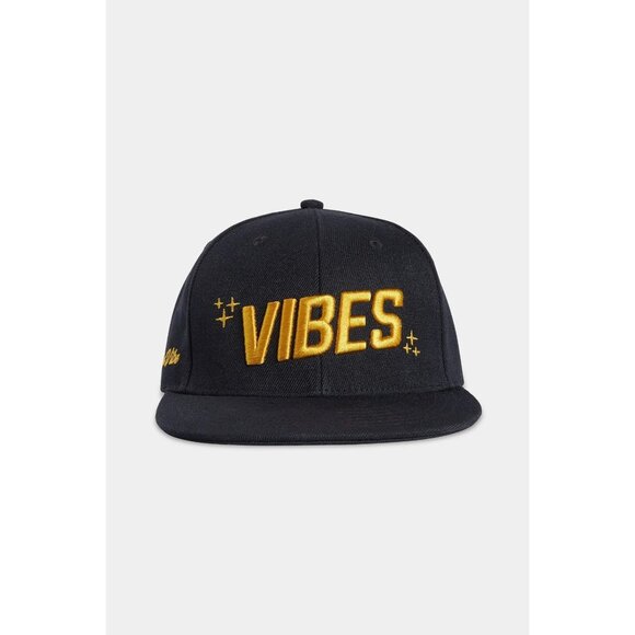 VIBES Snapback Hat in Black - Picture 1 of 3
